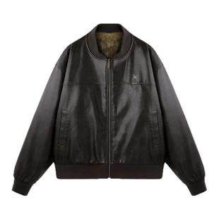 BJHG不计后果双面穿座山雕棉服外套男装冬季皮毛一体高级感棉衣女