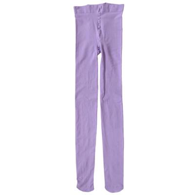 春秋薄款浅紫色美腿塑形连裤袜