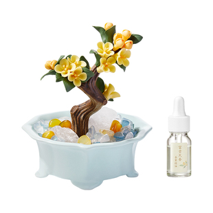 故宫淘宝｜富贵天香桂花盆栽香薰永生花文创乔迁新婚生日礼物女生