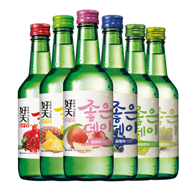 韩国烧酒气泡口味好天好饮