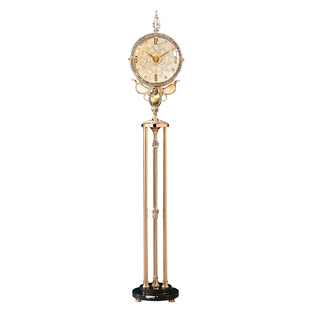 美式落地钟客厅高级轻奢新款高端时钟法式大摆钟座钟立式钟表摆件