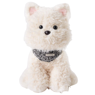 Bobova西高地小狗狗可爱玩偶毛绒玩具安抚公仔儿童生日礼物送女友