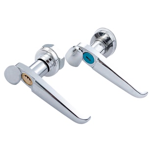 大爱充电桩保护箱锁带把手电箱电柜锁执手锁通用拉手锁芯带钥匙