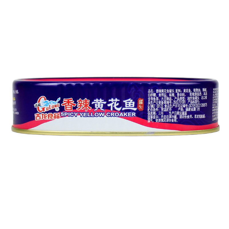 古龙香辣黄花鱼120g即食下酒小吃