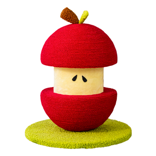 红苹果剑麻猫抓板耐抓不掉屑加大号立式猫抓柱猫爬架麻绳猫咪磨爪