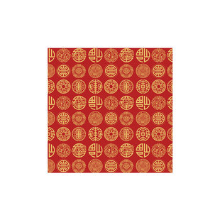 百福图福字画摆件新中式乔迁入户玄关装饰画芯暖居客厅书房无框画