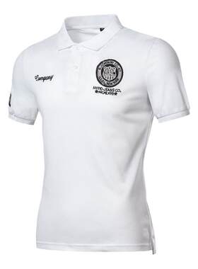 男POLO衫Mens Stand Collar Cotton T Shirt Camisa Polo Shirts