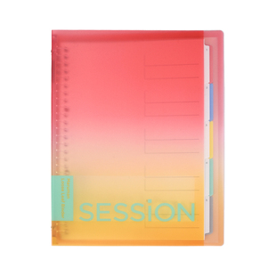 日本Maruman满乐文Session水果色系B5大容量双重索引可换芯活页本