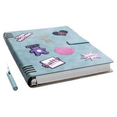 超高颜值皮面活页本加厚