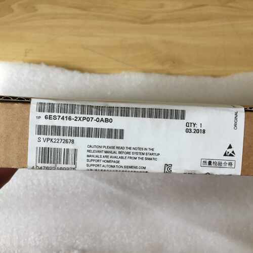 议价西门子6ES7416-2XP07-0AB0/3XS074XT07S7-400CPU中央处理器