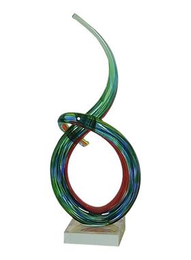 欧式风淄博博山电视柜琉璃工艺品