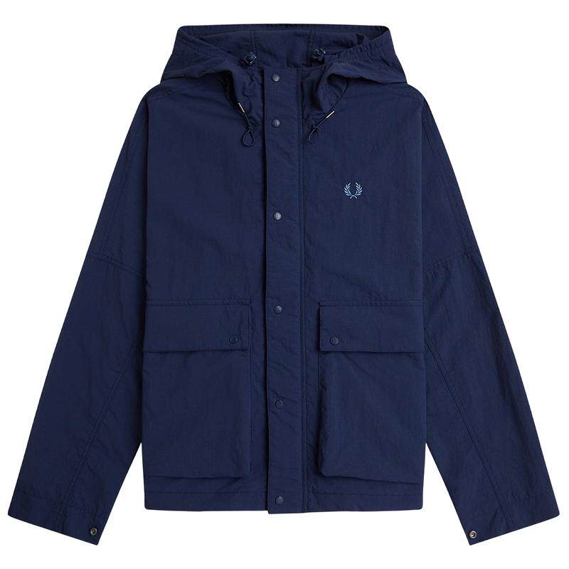 FREDPERRY纯色连帽夹克