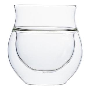 dirty咖啡双层玻璃杯耐热高温防爆食品级高硼硅高颜值品鉴闻香杯