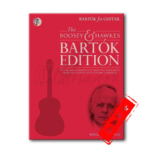 巴托克 作品集 吉他和钢琴 含CD 博浩原版乐谱书 Bartok for Guitar and Piano BH13242