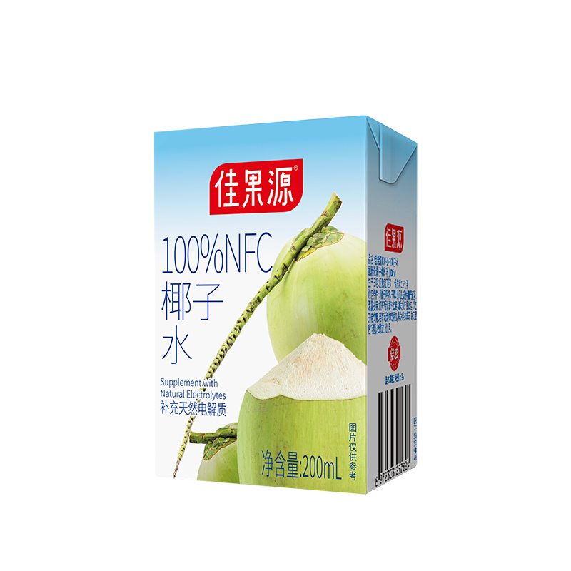 佳果源nfc椰子水200ml*12盒