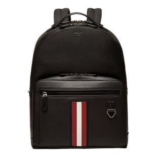 【新年礼物】BALLY巴利MYTHOS红白条纹牛皮革男士双肩包6238747