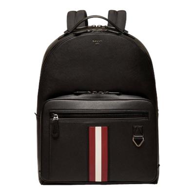 【新年礼物】BALLY巴利MYTHOS红白条纹牛皮革男士双肩包6238747