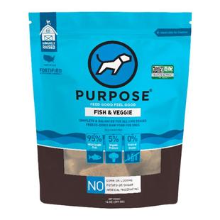 美国purpose璞斯狗狗主食优质蛋白狗粮鸡鸭火鸡兔鱼牛肉冻干肉饼