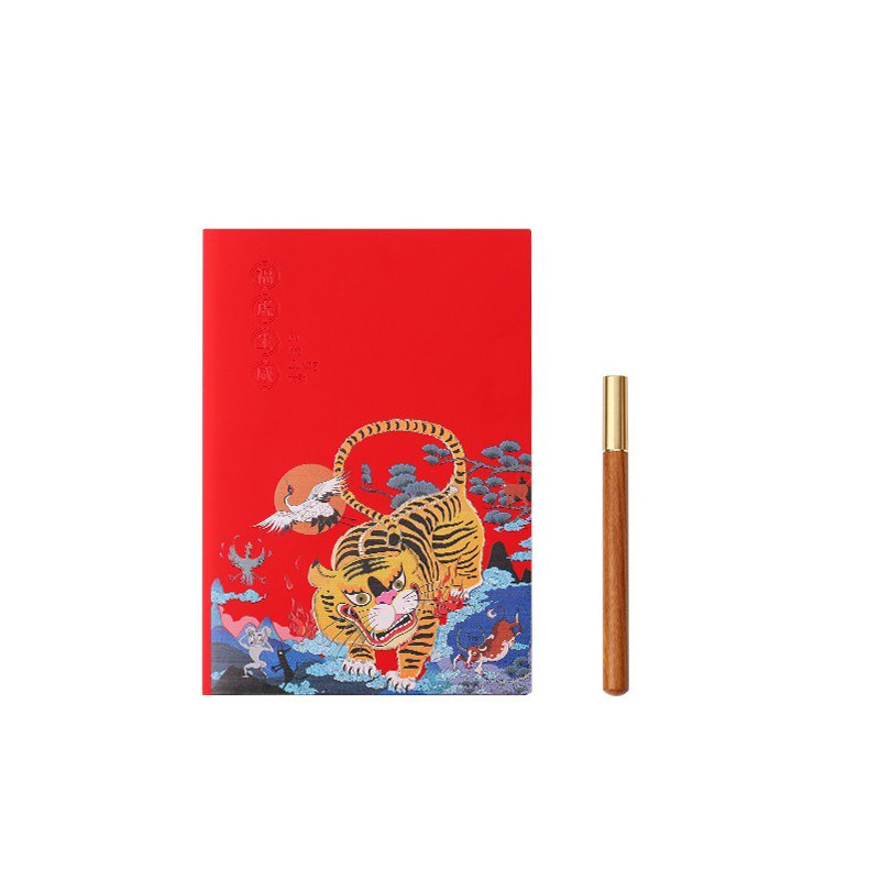 2022年创意月历 虎年老虎日历中国风文艺翻页式台式商务办公桌记事本桌面台历故宫文创小型摆件摆台定制
