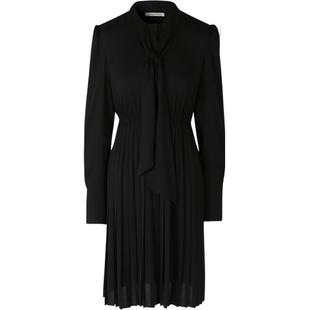 IIIVIVINIKO春夏新品简约学院风长袖百褶收腰连衣裙女M310611139A