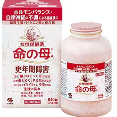 日本小林制药命之母更年期调理改善女性月经不调小林命の母840粒