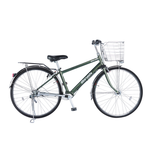 原装丸石无链条双臂轴传动内变速超轻便通勤车自行车日本进口品牌