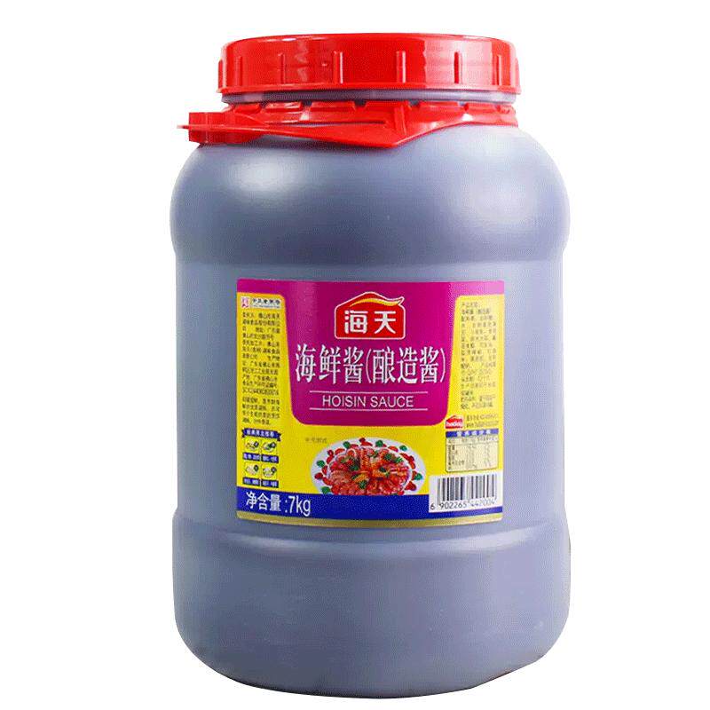 海天海鲜酱7KG餐饮装大桶商用