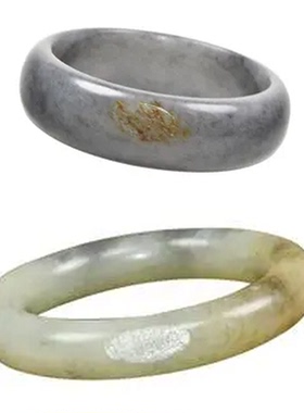 新疆黛眉青和田玉手镯青春永驻