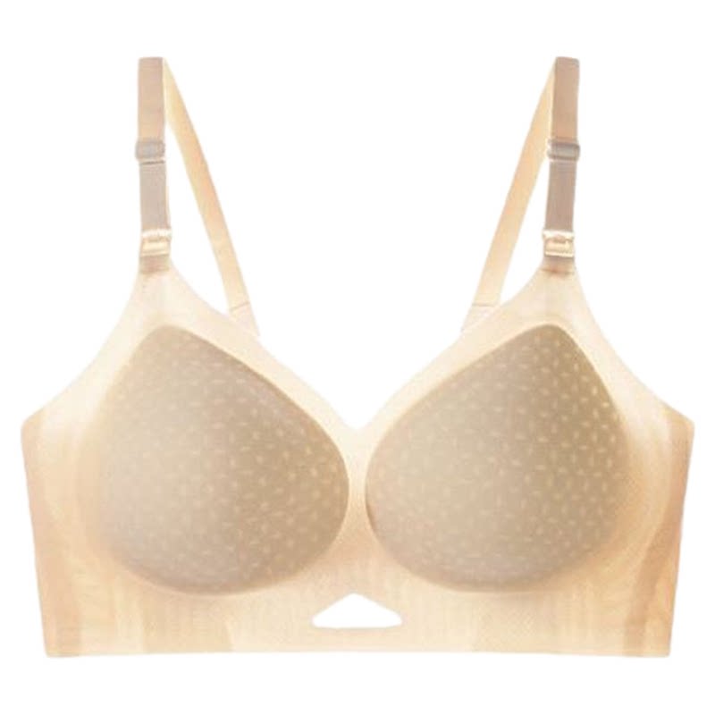 夏季超薄冰丝前开扣喂奶哺乳内衣