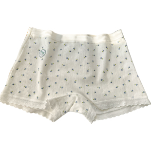 白茶少女~内裤安全裤二合一纯棉裆碎花日系防走光四角裤头平角