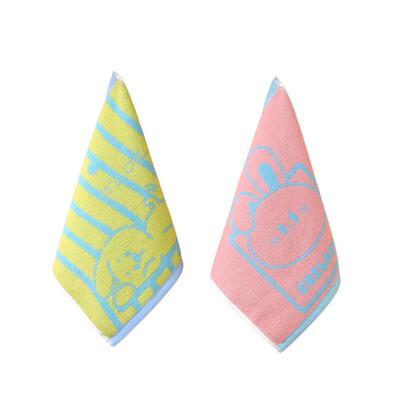 京韵纯棉儿童吸水方巾幼儿园洗脸