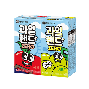 【天猫U先】韩国延世大学0能量0脂0糖进口苹果汁葡萄汁190ml*3
