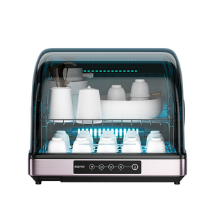 葛雷劳斯茶具消毒柜小型办公室台式杯子沥水收纳消毒机茶道专用