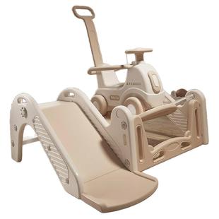 宝宝摇摇马溜溜车小木马玩具二合一婴儿蹦床滑梯儿童周岁生日礼物