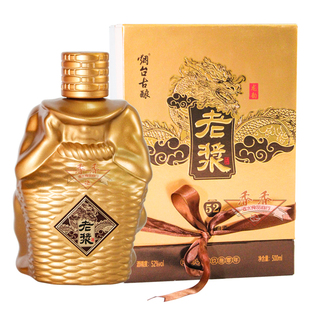 烟台古酿 龙韵老浆 500ML×1瓶 52度固态法浓香型白酒烟台特产