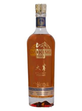 大芹威士忌蓝爵大芹波本威士忌酒单一麦芽酒微醺国产威士忌