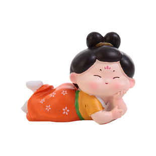 西安文创纪念品唐仕女摆件唐小糖古风汉服公仔陕西洛阳特产伴手礼