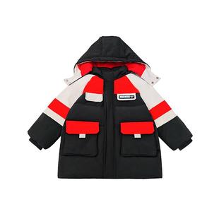 abckids童装宝宝羽绒服2026冬装新款儿童韩版上衣男童鸭绒羽绒服