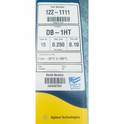议价122-1111安捷伦气相色谱柱 DB-1HT色谱柱 15m0.25mm 0.10μm