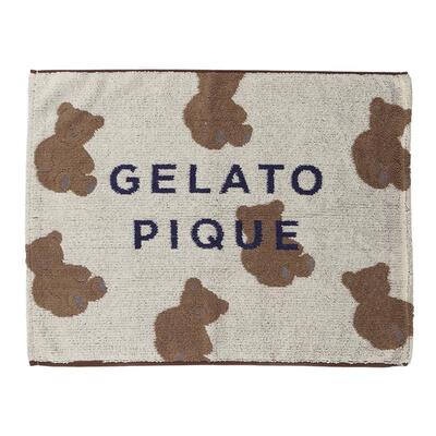 gelato pique25秋冬新品满印小熊毛圈布地垫浴室垫PWGG254544