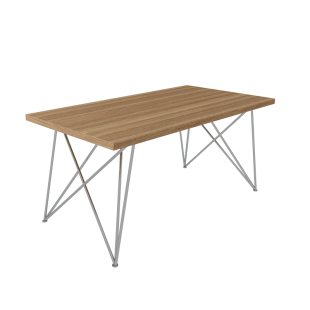 北欧服装店展示桌实木长方形中岛落地流水台中间摆放包包架桌子