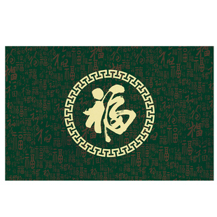 新中式进门地垫入户门绿色门垫客厅地毯家用垫门口脚垫2025新款