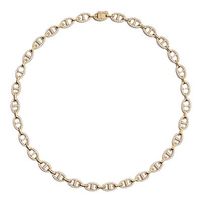 APMMailleMarine链环项链