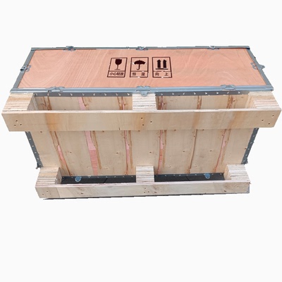 定制出口包装木箱免熏蒸胶合钢边