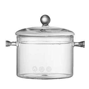 高硼硅玻璃锅煮红酒专用器皿明火电陶炉耐高温家用透明炖锅具套装