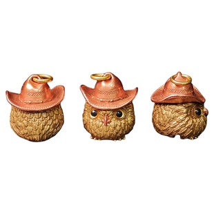 春工原创手工猫头鹰铜铃铛小挂件高级感情侣轻奢礼物手机车钥匙扣