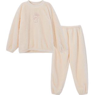 笛莎官方童装女童家居服冬季新款大童女孩宝宝儿童内衣套装迪莎