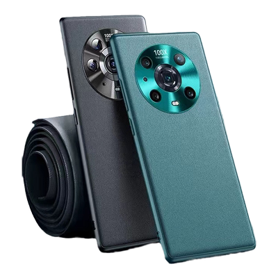 荣耀magic4手机壳素皮防摔