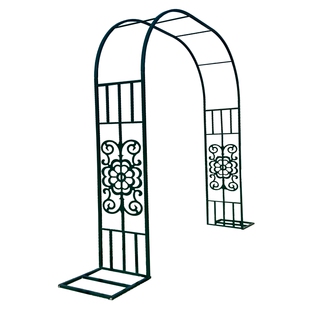 欧式铁艺拱门爬藤架月季花架户外庭院别墅花架拱门架花园爬藤架