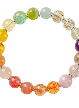 宫里上新天然水晶多宝手串